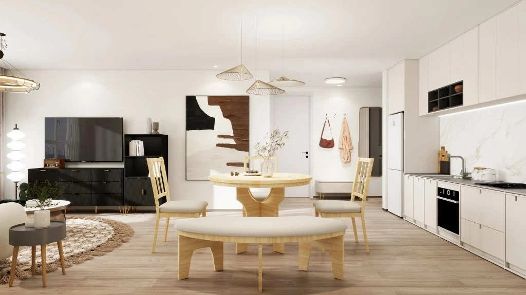 Simple Elegant and Cozy Home dining-room