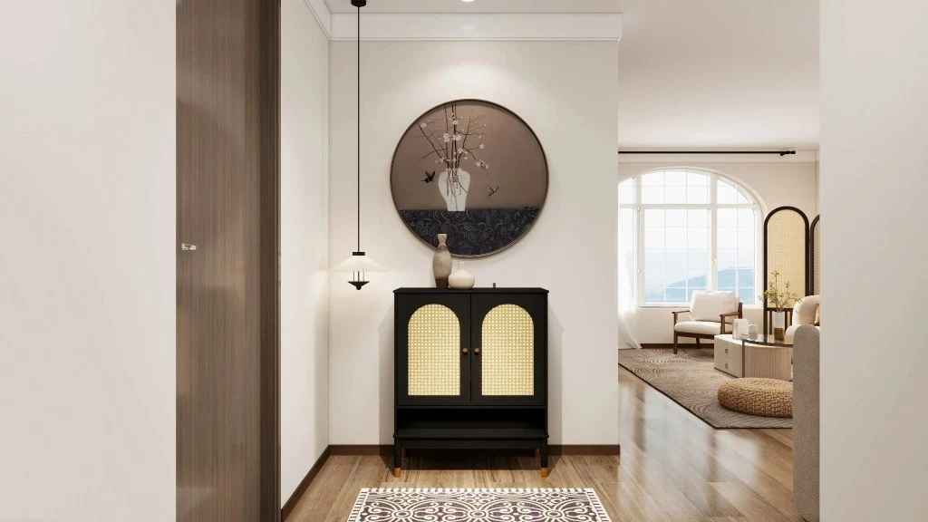 Elegant Dwelling Warm Wood Time Residence entryway