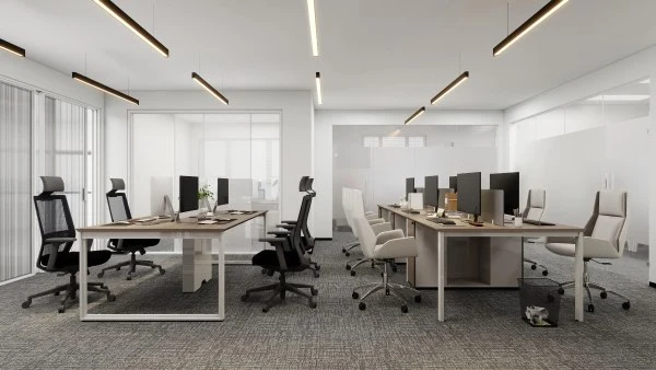 Simple and Quiet Office Space