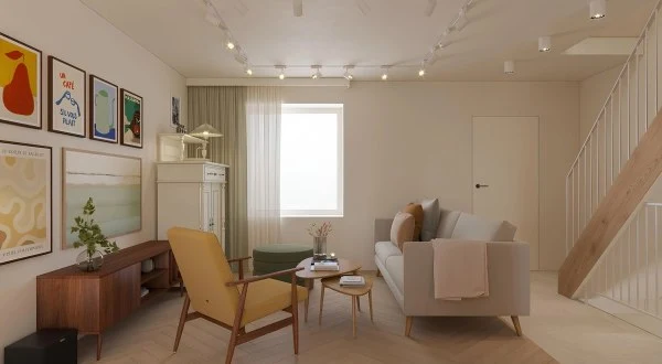 Living Room and Dinning Room